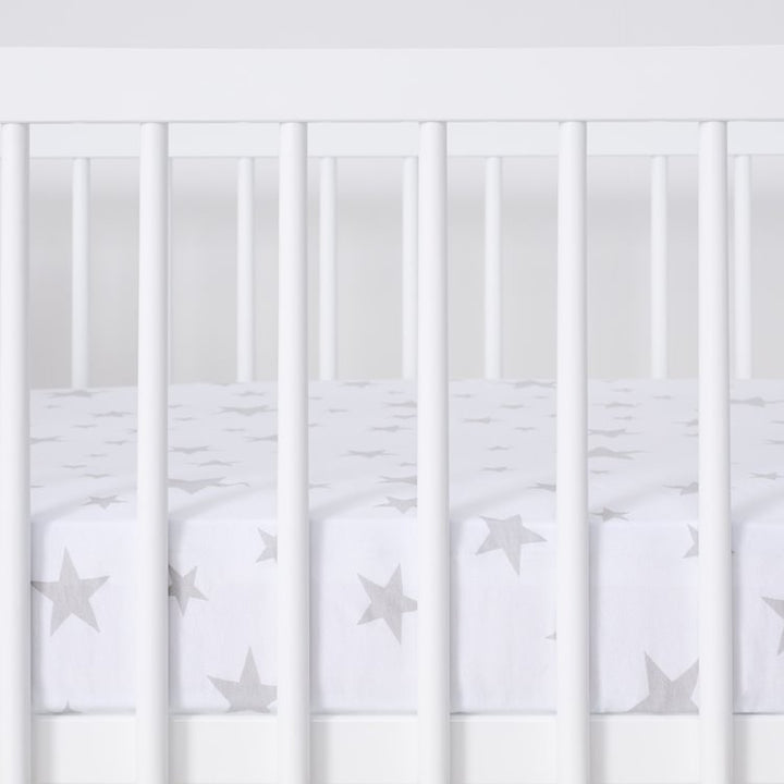 Snuz Cot & Cot Bed 2 Pack Fitted Sheet – Stars