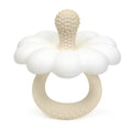 Chewies&More Silicone Daisy Teething Toy & Rattle - Beige