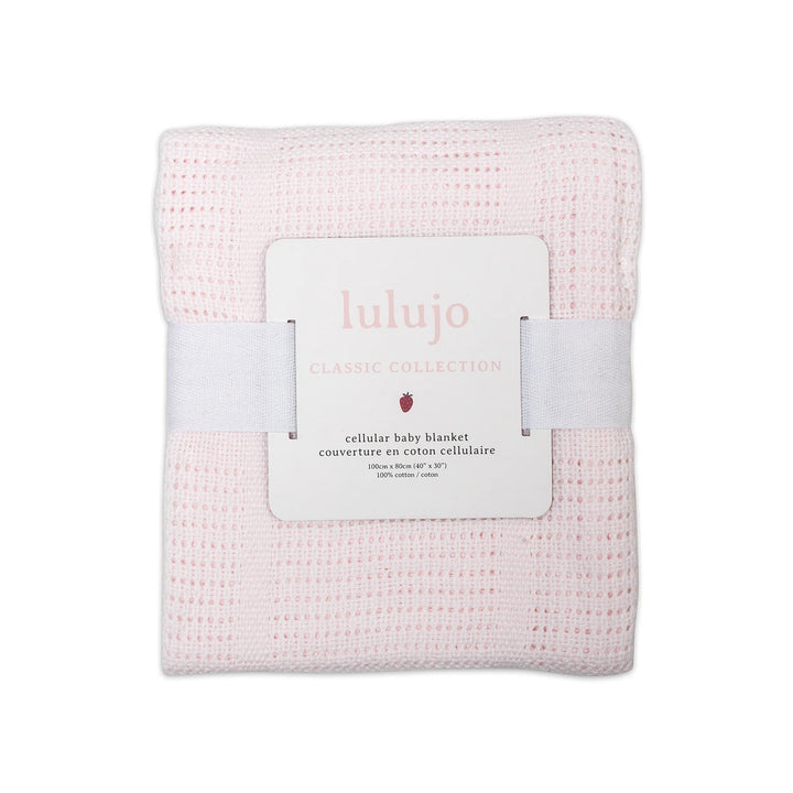 Lulujo Cellular Blanket - Pink