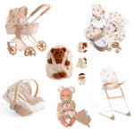 Roma Teddy Single Dolls Pram Everything Bundle