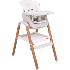 Tutti Bambini Nova Highchair - Ecru/Scandinavian Walnut