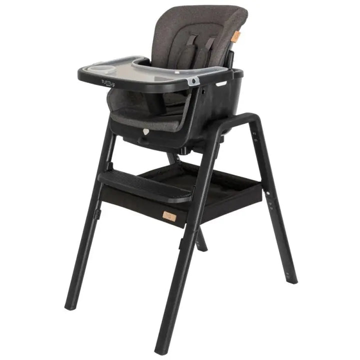 Tutti Bambini Nova Highchair-Black/Black