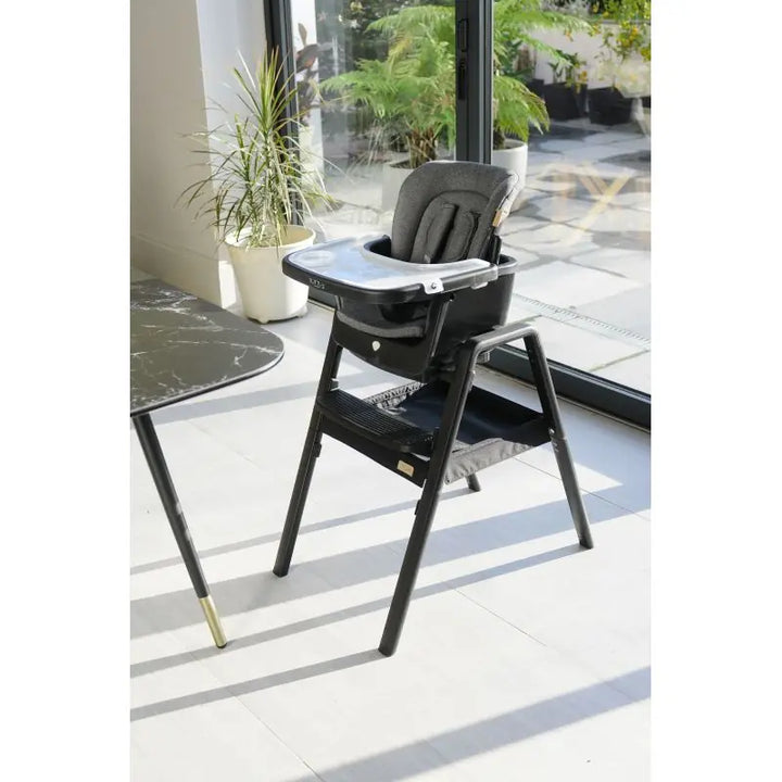 Tutti Bambini Nova Highchair-Black/Black