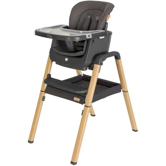 Tutti Bambini Nova Highchair-Grey/Oak