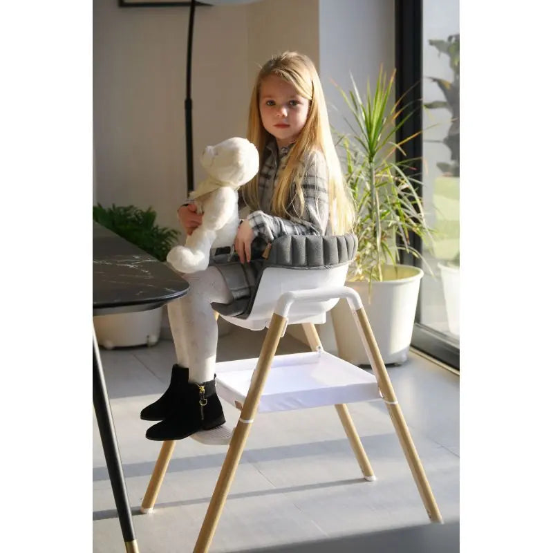 Tutti Bambini Nova Highchair-Grey/Oak