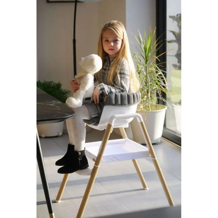 Tutti Bambini Nova Highchair-White/Oak