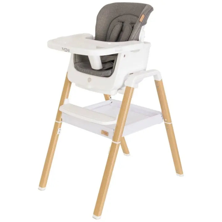 Tutti Bambini Nova Highchair-White/Oak