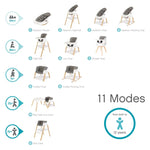 Tutti Bambini Nova Highchair - White/Oak