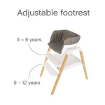 Tutti Bambini Nova Highchair - White/Oak