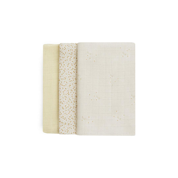 Avery Row 3 Pack Organic Baby Muslin Squares - Wild Chamomile
