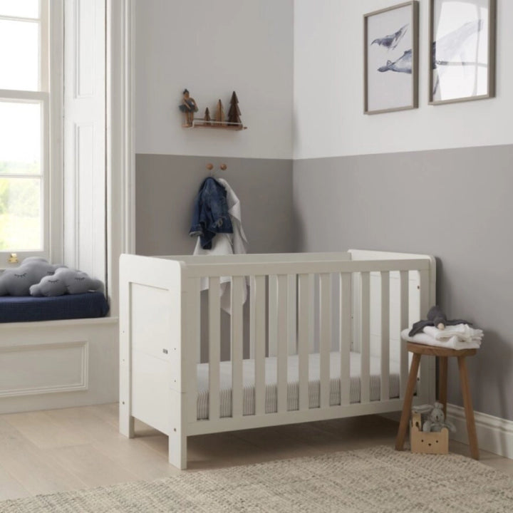 Tutti Bambini Alba Mini Cot Bed - Essentials White