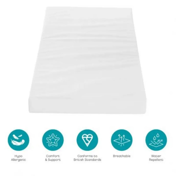 Tutti Bambini Eco Fibre Deluxe Cot Mattress (60cm x 120 cm)