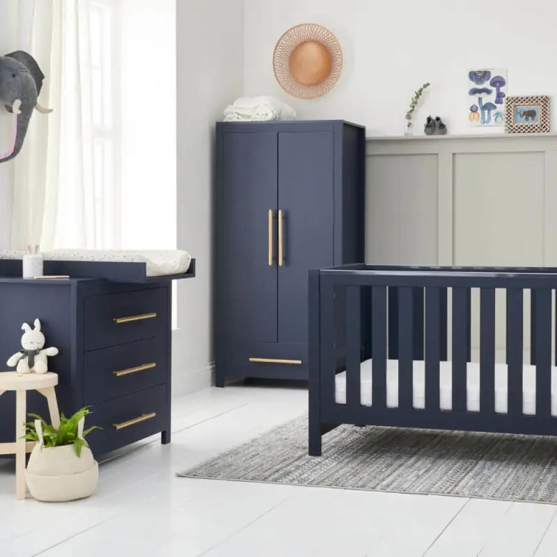 Tutti Bambini Tivoli 3 Piece Nursery Set - Navy Blue