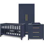 Tutti Bambini Tivoli 3 Piece Nursery Set - Navy Blue