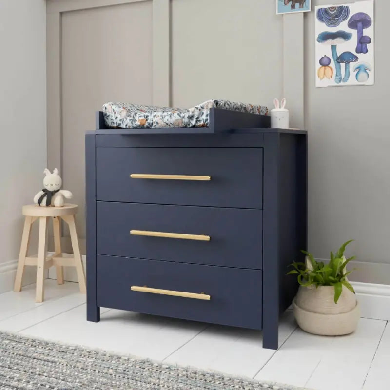 Tutti Bambini Tivoli 3 Piece Nursery Set - Navy Blue