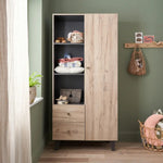Tutti Bambini Como 3 Piece Roomset - Distressed Oak/Slate Grey