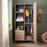 Tutti Bambini Como 3 Piece Roomset - Distressed Oak/Slate Grey