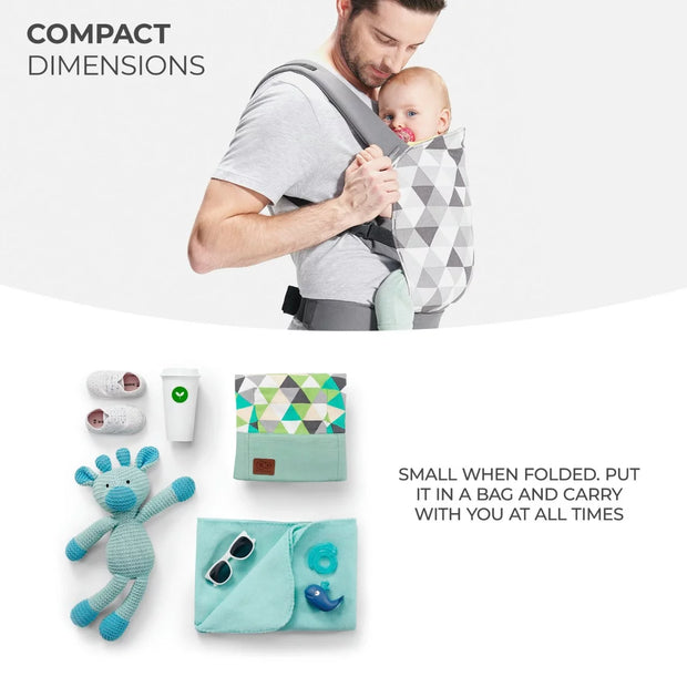 Kinderkraft Nino Confetti Baby Carrier - Grey