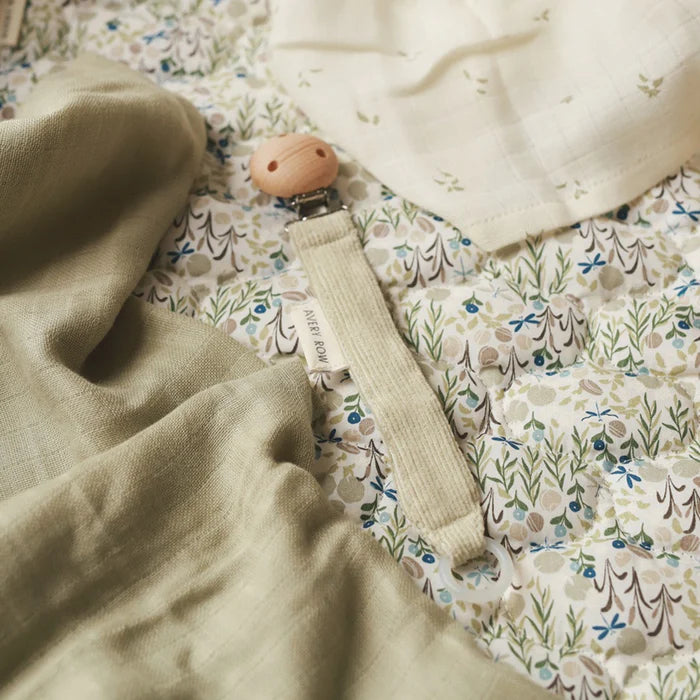 Avery Row Pacifier Holder - Corduroy Willow