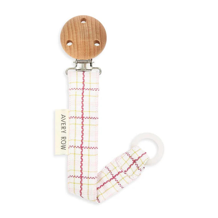 Avery Row Dummy Clip - Pink Check