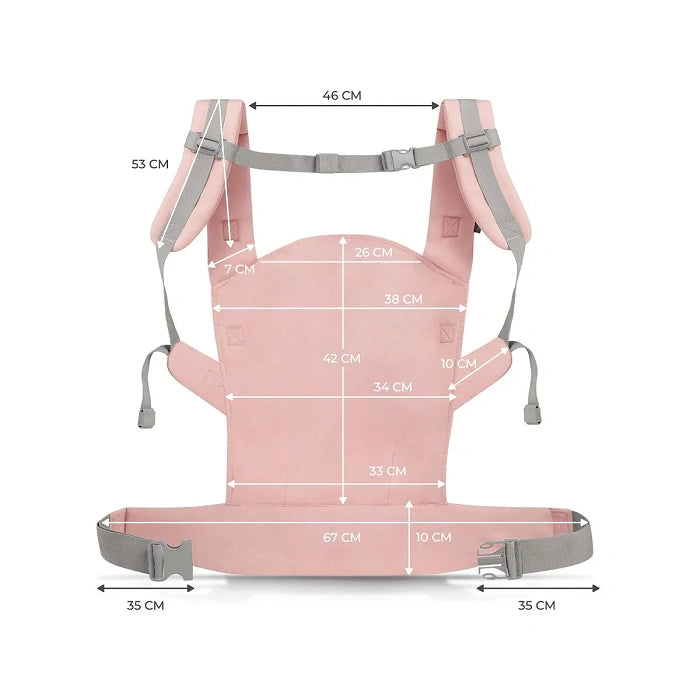 Kinderkraft Nino Confetti Baby Carrier - Pink