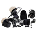iCandy Orange 4 Travel System Inc Maxi-Cosi Pebble 360 Pro2 + FamilyFix Pro Base - Latte