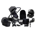 iCandy Orange 4 Travel System Inc Maxi-Cosi Pebble 360 Pro2 + FamilyFix Pro Base - Fossil