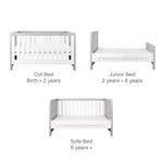 Tutti Bambini Modena 3 Piece Room Set - Grey Ash/White