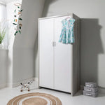 Tutti Bambini Modena 3 Piece Room Set - Grey Ash/White