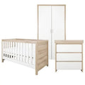 Tutti Bambini Modena 3 Piece Room Set - White/Oak