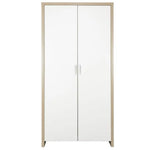 Tutti Bambini Modena Complete Nursery Bundle with Mattress, Bedding, Storage & Shelving - White/Oak