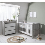 Tutti Bambini Modena 2 Piece Room Set - Ash Grey/White