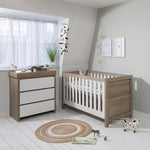 Tutti Bambini Modena 2 Piece Room Set - White/Oak