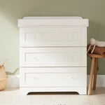 Tutti Bambini Rio 4 Piece Room Set with Cot Top Changer - White