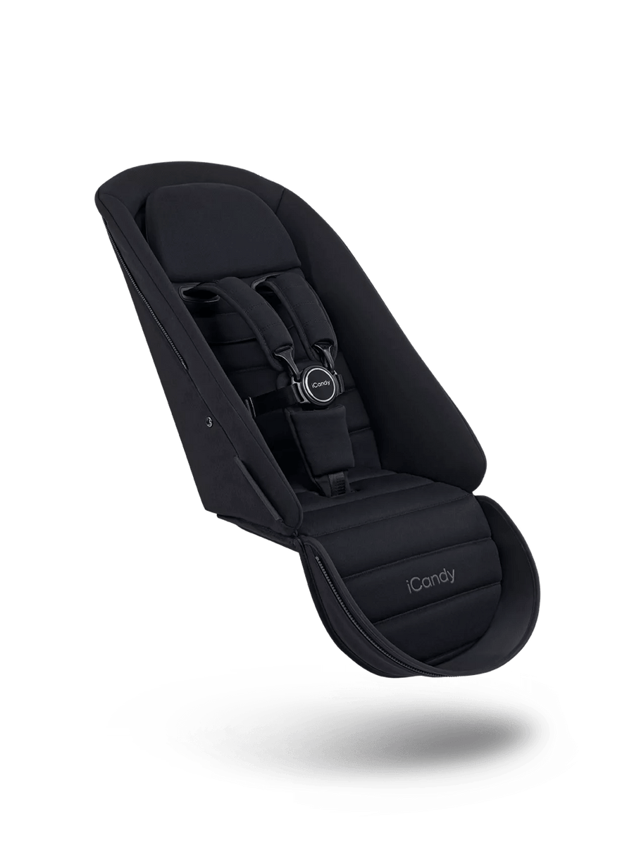 iCandy Peach 7 2nd Seat Fabric - Black Edition