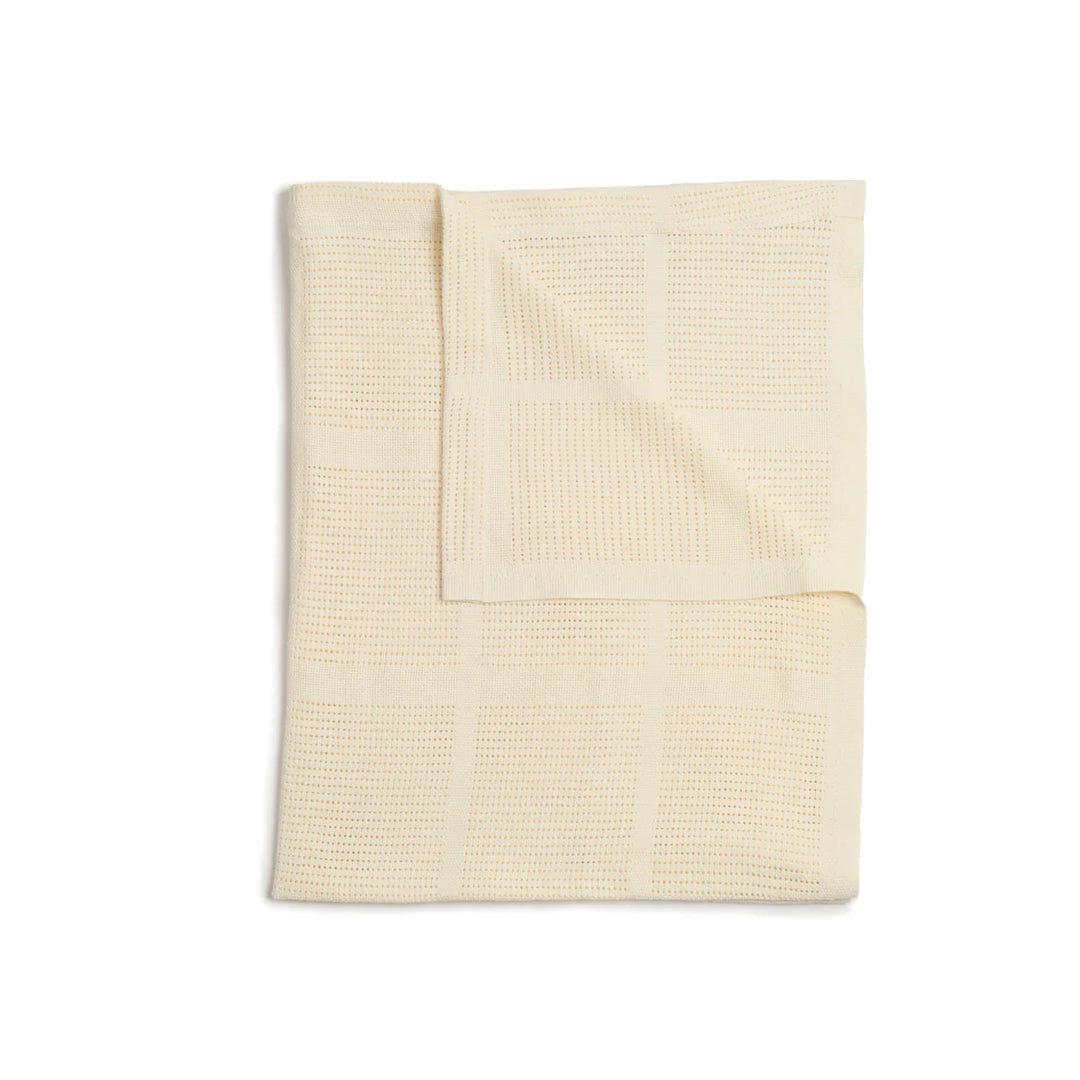 Clair De Lune Organic Cotton Cellular Blanket