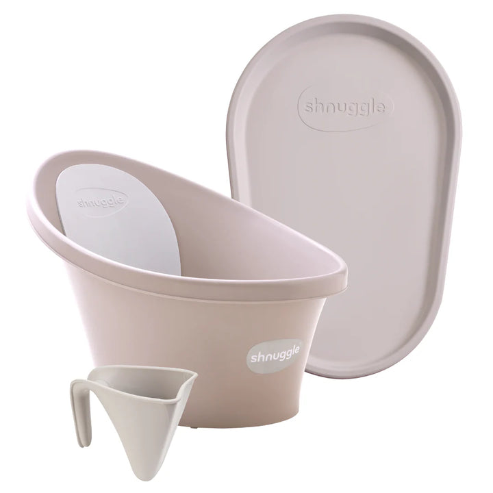 Shnuggle Baby Bath and Squishy Bundle - Taupe