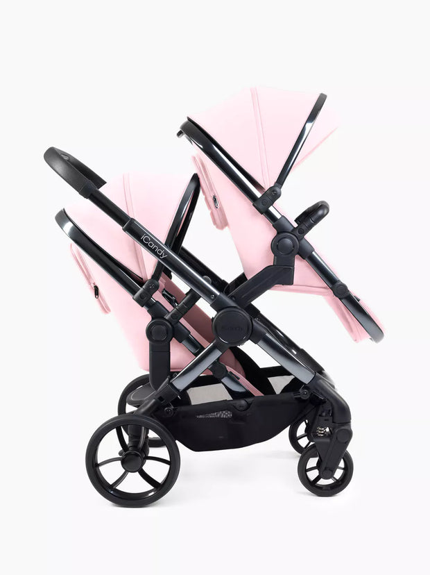 iCandy Peach 7 Pushchair and Carrycot Double - Blush