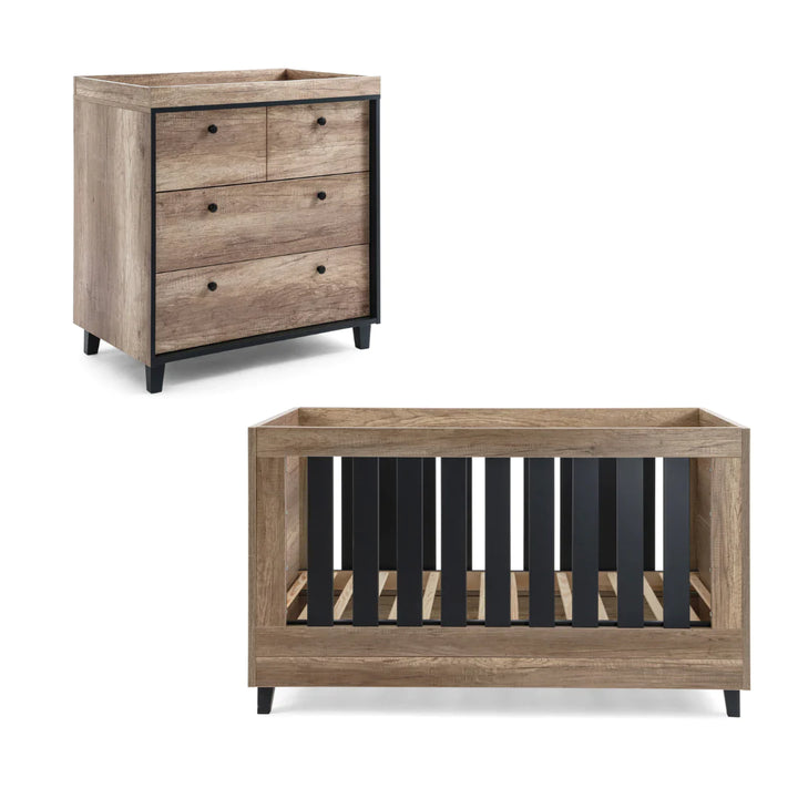 BabyStyle Montana Cot Bed & Dresser