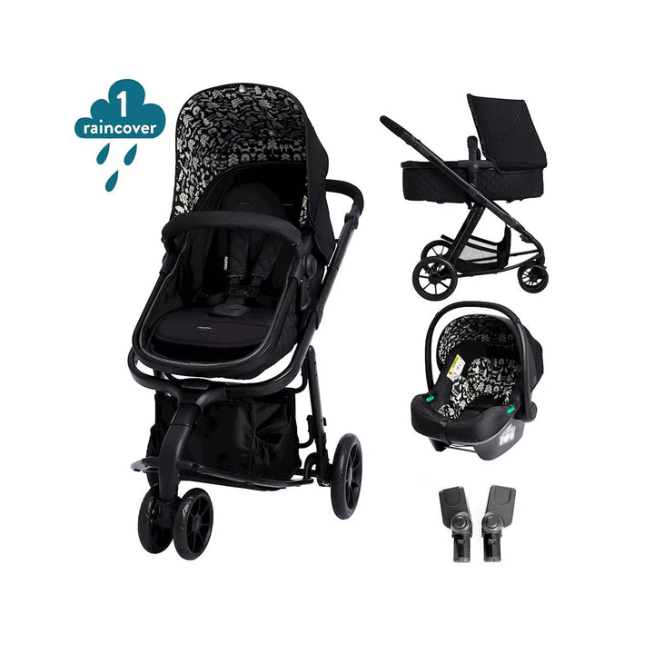 Cosatto Giggle 2 in 1 i-Size Bundle - Silhouette