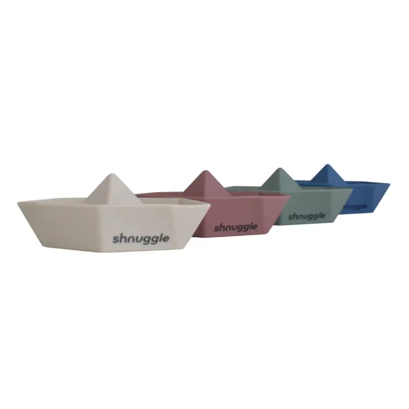 Shnuggle Set of 4 Stack n Sail Bath Boat Toys