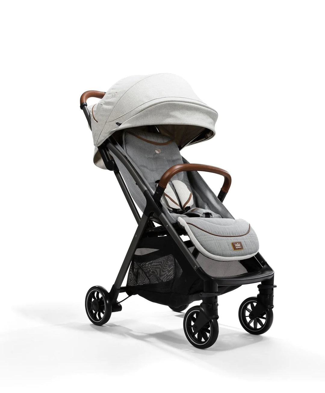 Joie Signature Parcel Compact Stroller & All Stage Spin XL Duo - Oyster/Carbon