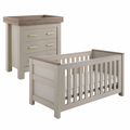 BabyStyle Charnwood Collection Bordeaux 2 Piece Nursery Furniture Set - Oatmeal