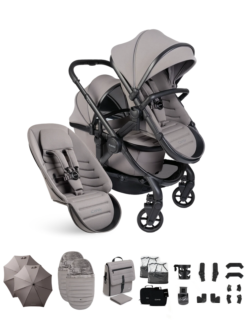 iCandy Peach 8 Double Complete Bundle - Porcini