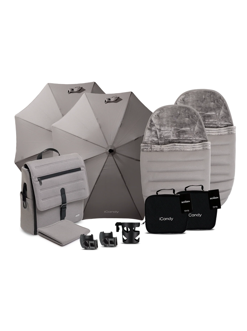 iCandy Peach 8 Double Complete Bundle - Porcini