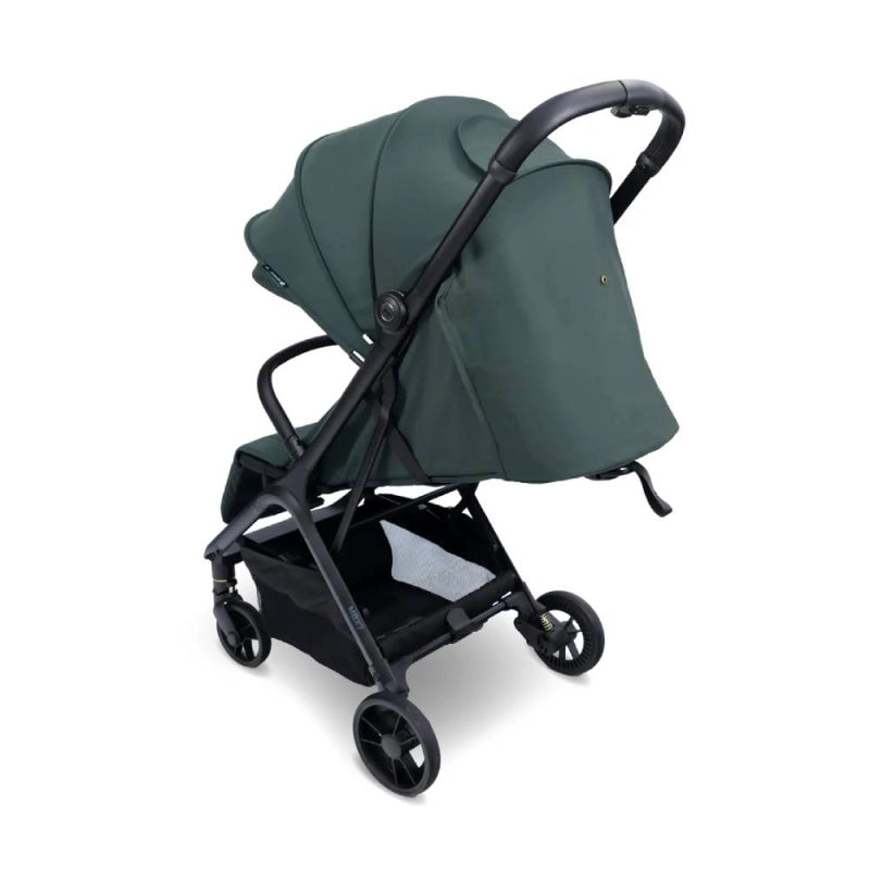 My Babiie MBX7 Plus Auto Fold Compact Stroller - Forest Green