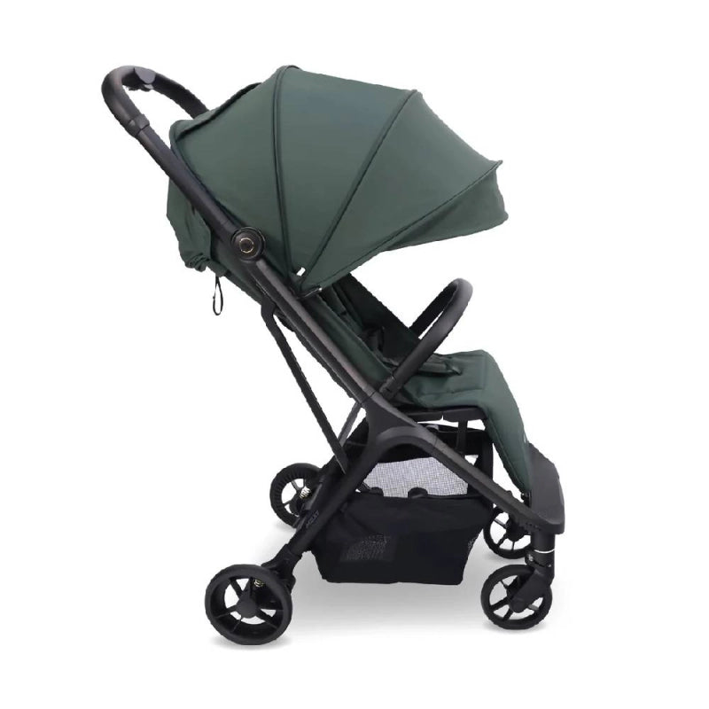 My Babiie MBX7 Plus Auto Fold Compact Stroller - Forest Green
