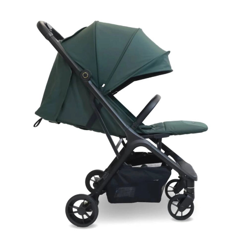 My Babiie MBX7 Plus Auto Fold Compact Stroller - Forest Green