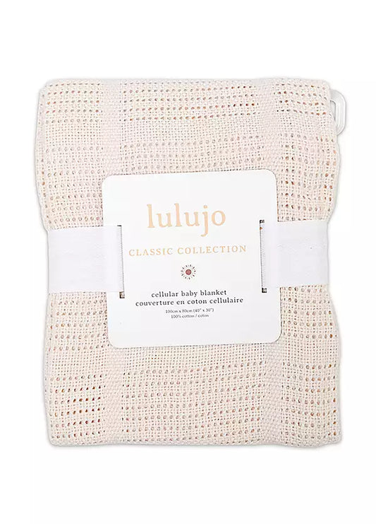 Lulujo Cellular Blanket - Oatmeal