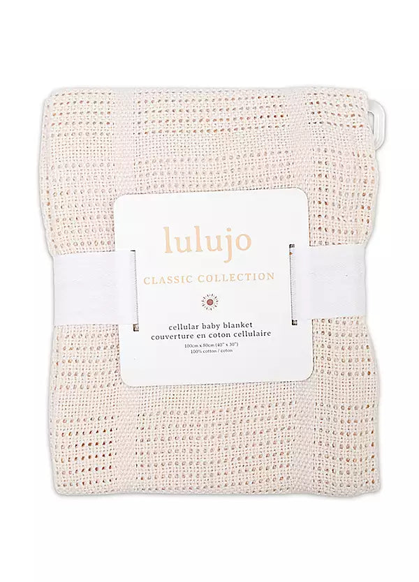 Lulujo Cellular Blanket - Oatmeal